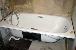 Установка стальной ванны в Бор